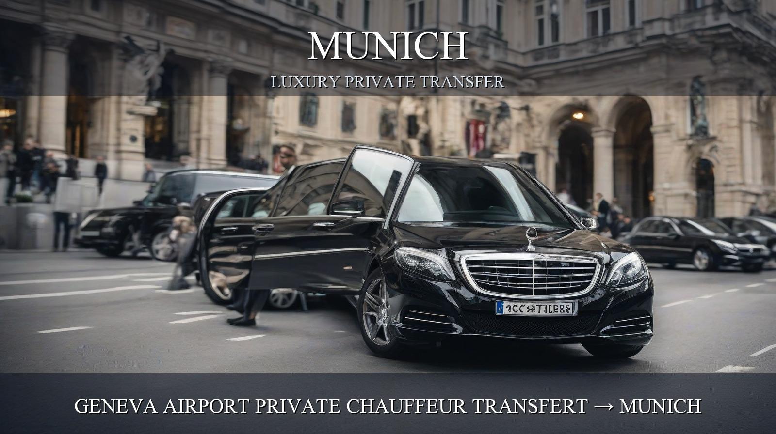 Transfert Privé en Voiture de l’Aéroport de Genève à Munich
