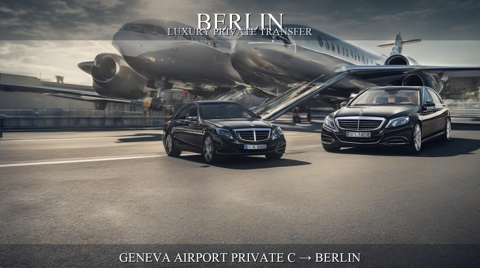 Transfert en voiture privée de l'aéroport de Genève à Berlin