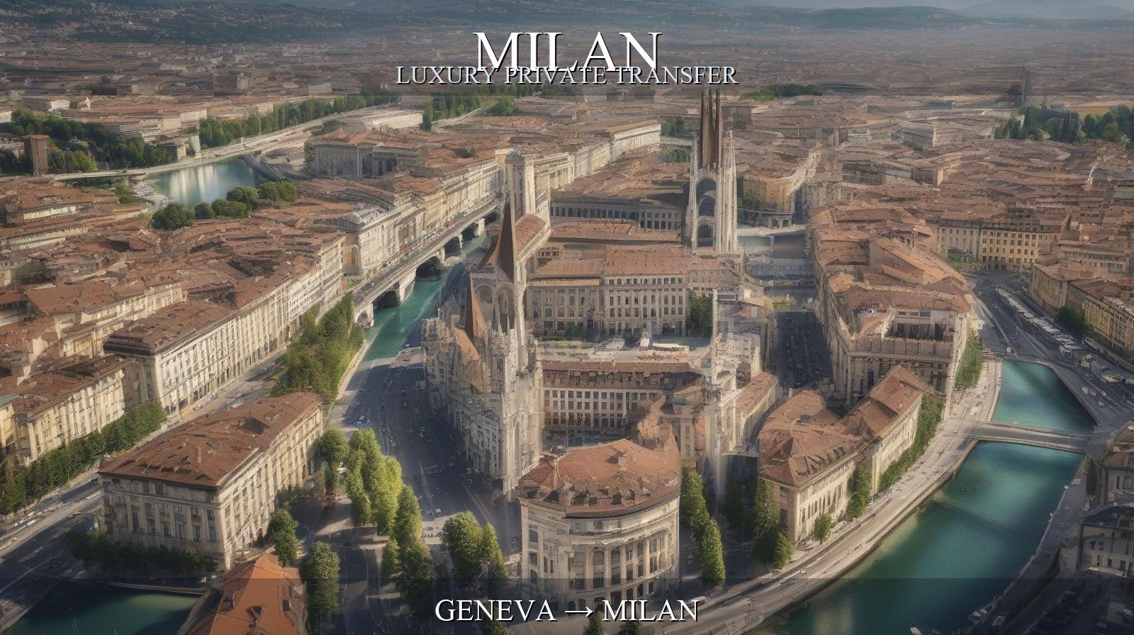 Transfert privé Genève à Milan